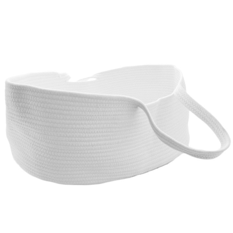 CradleJoy cotton rope woven baby carrycot folding newborn bassinet