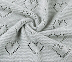 Heartloom Knitted Baby Blanket – Love Heart Soft Windproof Quilt for Newborns & Infants