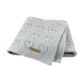 Heartloom Knitted Baby Blanket – Love Heart Soft Windproof Quilt for Newborns & Infants