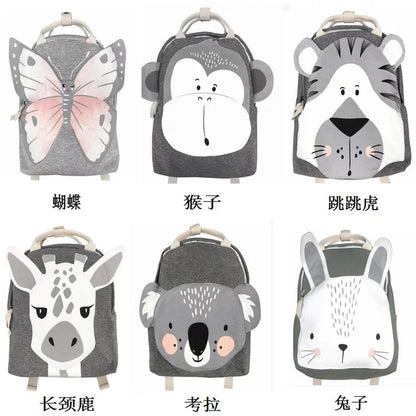 Kids Cartoon Animal Backpack Nordic Style – Zoopack Baby School Bag