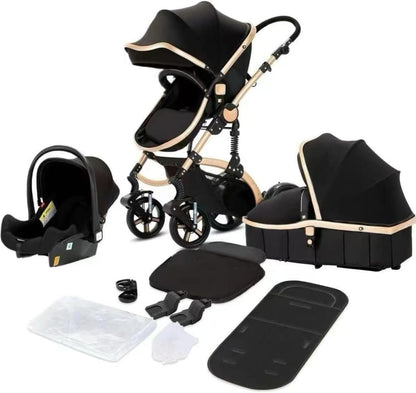 Bella Cub 3-in-1 Stroller: Car Seat, Pushchair & Travel Basket Set