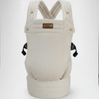 Lusso Baby Carrier | One-Click Fasten, Signature Golden Buttons on Handcrafted Luxury Cotton – Ergonomic, Safe
