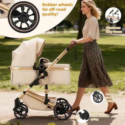 Bella Cub 3-in-1 Stroller: Car Seat, Pushchair & Travel Basket Set