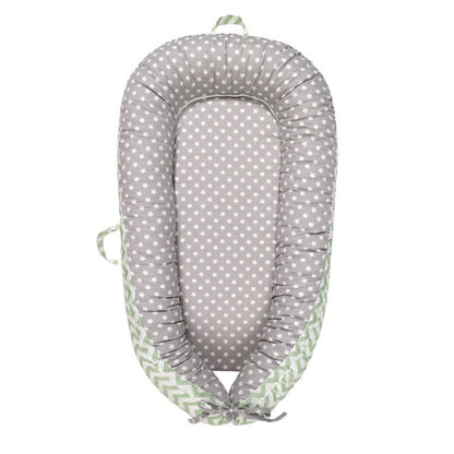 HushPod Luxe Baby Cot: Soft Mattress, Removable Bed & Stylish Ribbon Detail