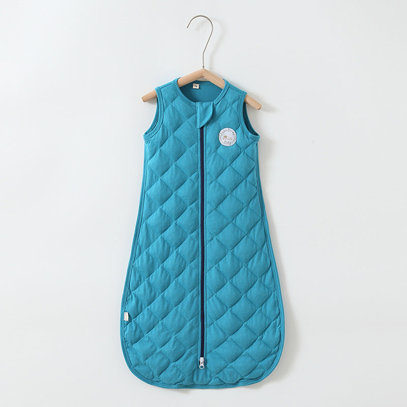 Aurora - 0-9 Months Baby Cotton Sleeping Bag  Warm Padded Thermal Vest, Anti-Scare Design