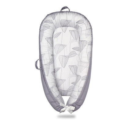 HushPod Luxe Baby Cot: Soft Mattress, Removable Bed & Stylish Ribbon Detail