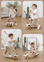 Spur - Light & Music Kids Scooter  Foldable, Adjustable with LED Wheels & Safety Brakes | Ages 3+