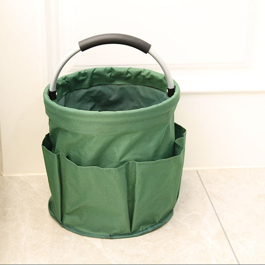 Portable Foldable Baby Storage Basket – Multi-Purpose Diaper, Milk Powder & Nursery Organiser Caddy