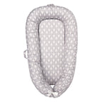 HushPod Luxe Baby Cot: Soft Mattress, Removable Bed & Stylish Ribbon Detail
