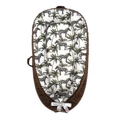 HushPod Luxe Baby Cot: Soft Mattress, Removable Bed & Stylish Ribbon Detail