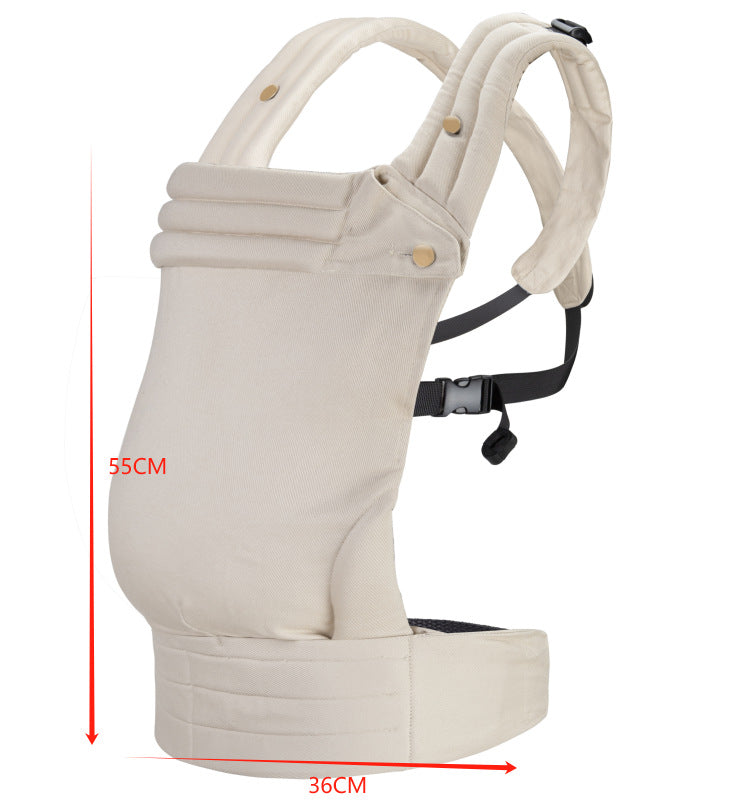 Lusso — Exclusive Cotton Baby Carrier with Signature Golden Buttons
