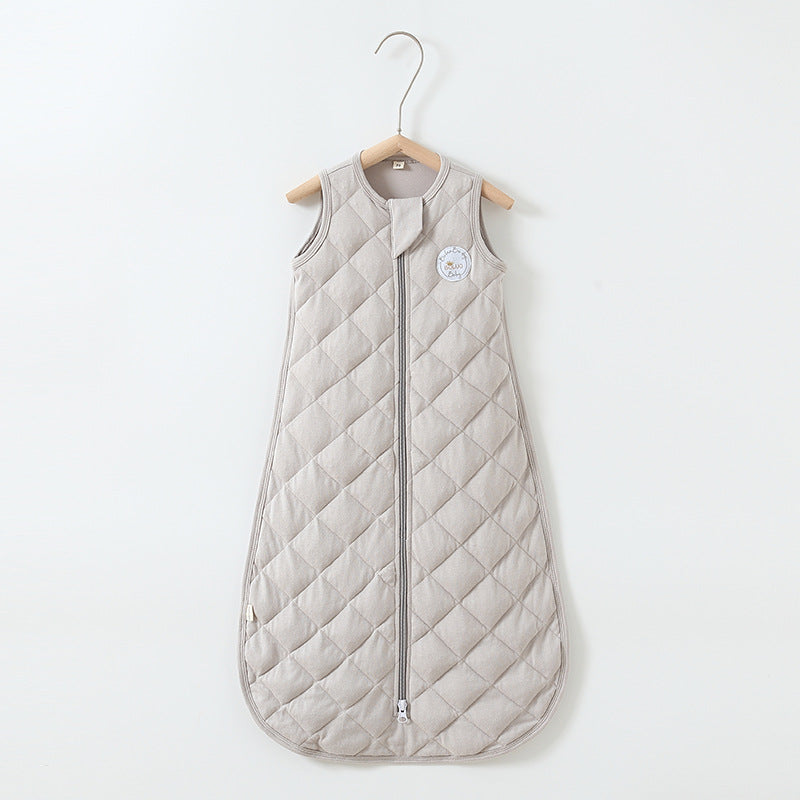 Aurora - 0-9 Months Baby Cotton Sleeping Bag  Warm Padded Thermal Vest, Anti-Scare Design