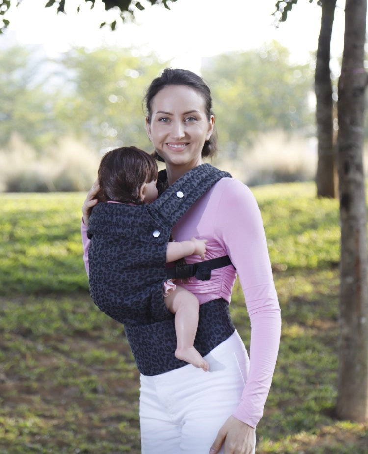 Lusso — Exclusive Cotton Baby Carrier with Signature Golden Buttons