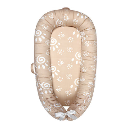 HushPod Luxe Baby Cot: Soft Mattress, Removable Bed & Stylish Ribbon Detail