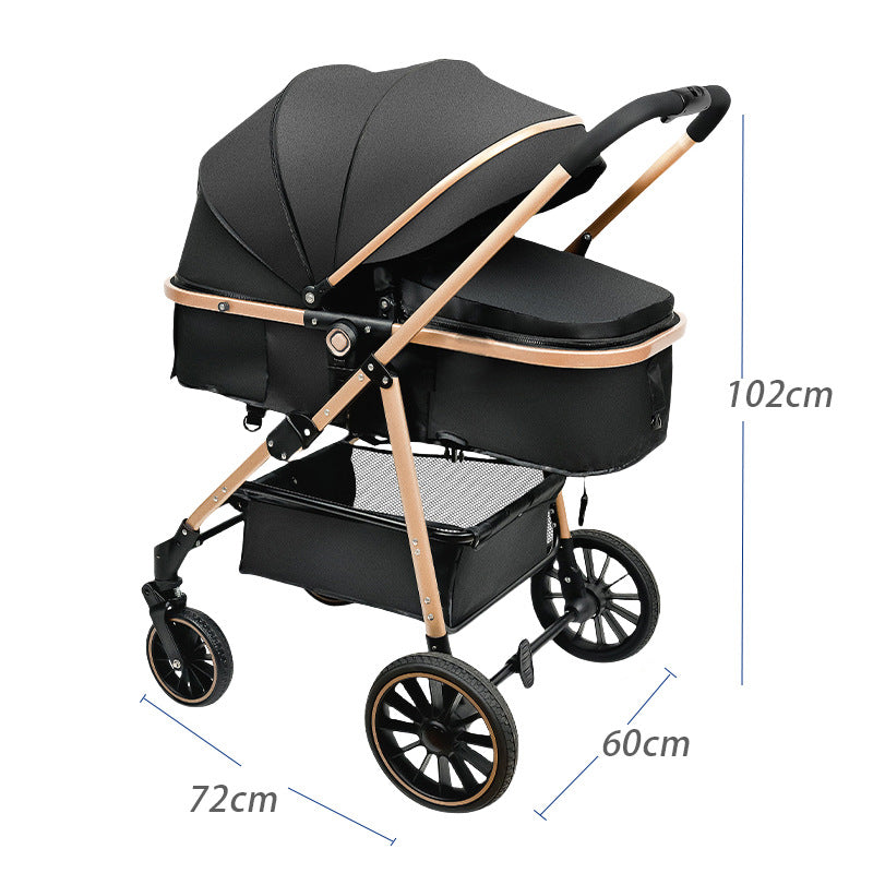 Bella Cub 3-in-1 Stroller: Car Seat, Pushchair & Travel Basket Set