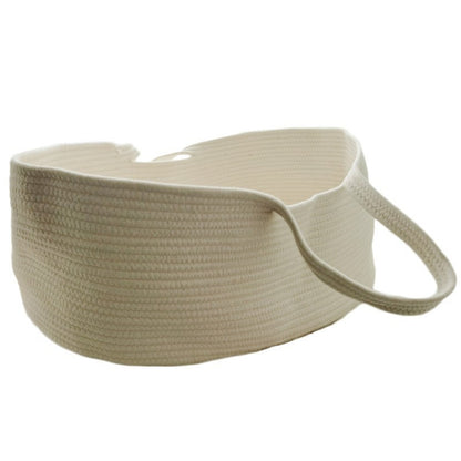 CradleJoy cotton rope woven baby carrycot folding newborn bassinet