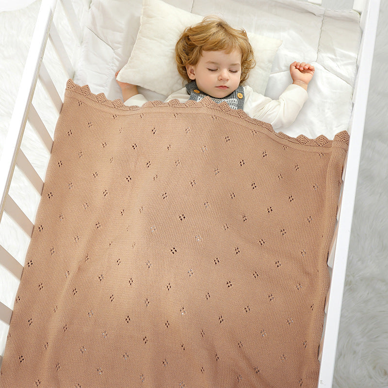 Diamond Knitted Mini Gem Blanket