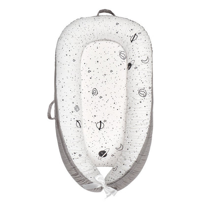 HushPod Luxe Baby Cot: Soft Mattress, Removable Bed & Stylish Ribbon Detail