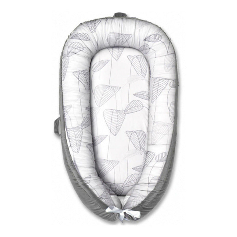 HushPod Luxe Baby Cot: Soft Mattress, Removable Bed & Stylish Ribbon Detail