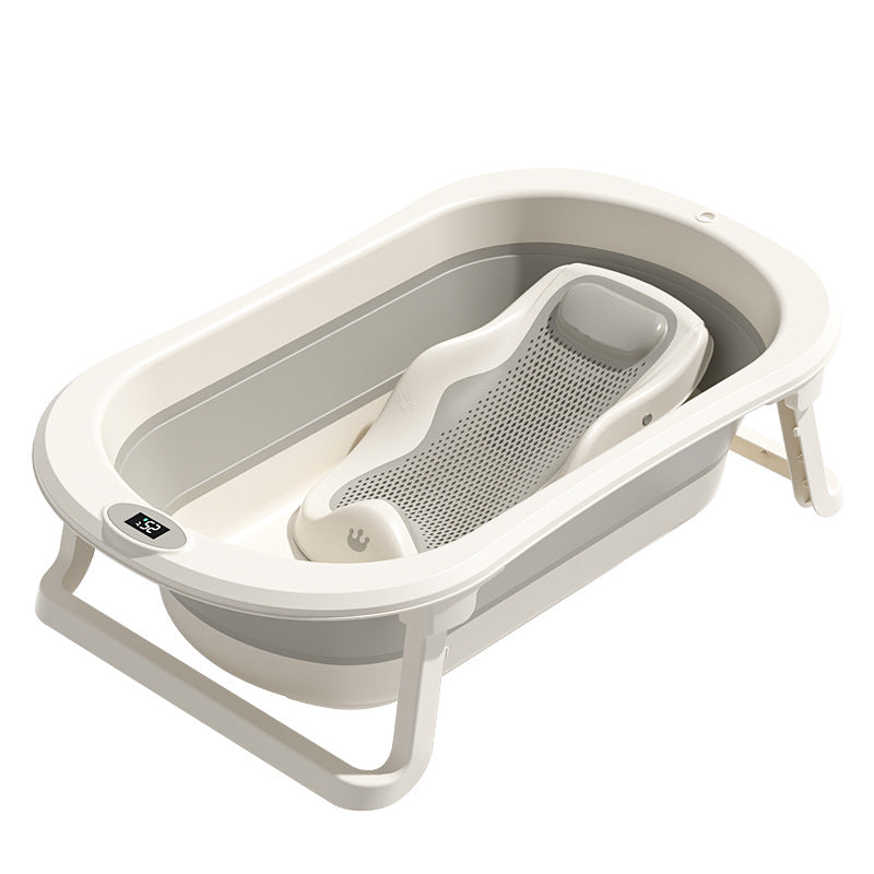 Baby bath tub baby foldable toddler sitting and lying large bath bucket children home newborn children