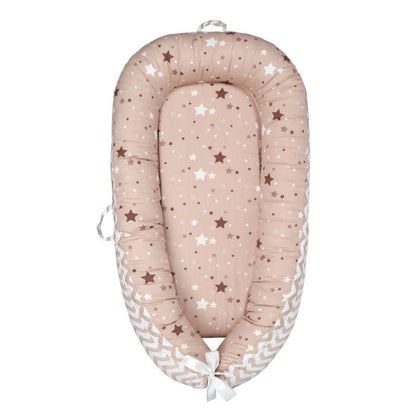 HushPod Luxe Baby Cot: Soft Mattress, Removable Bed & Stylish Ribbon Detail