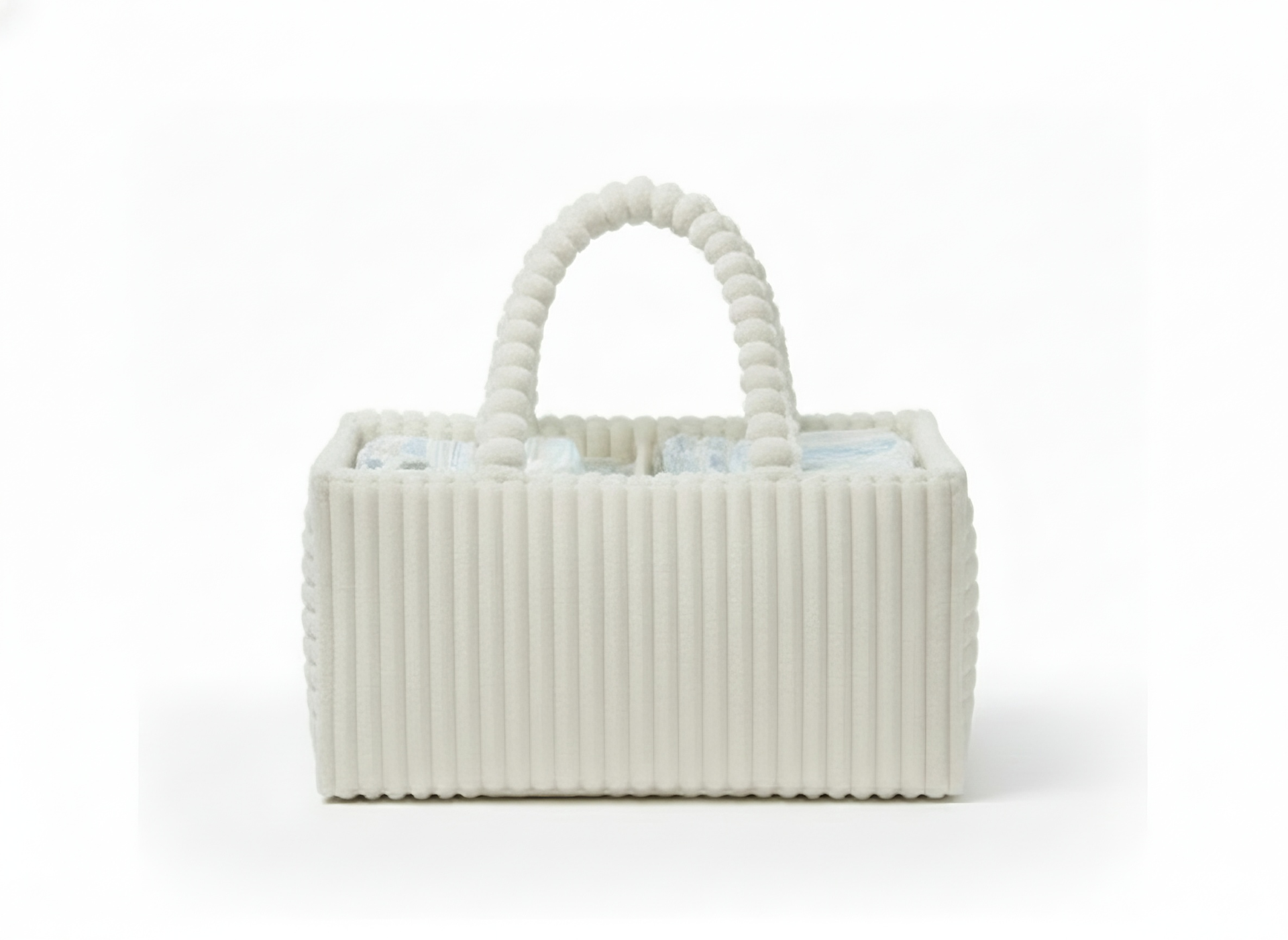 The Mello Corduroy Luxe Nursery Caddy - by Mama & Cub London