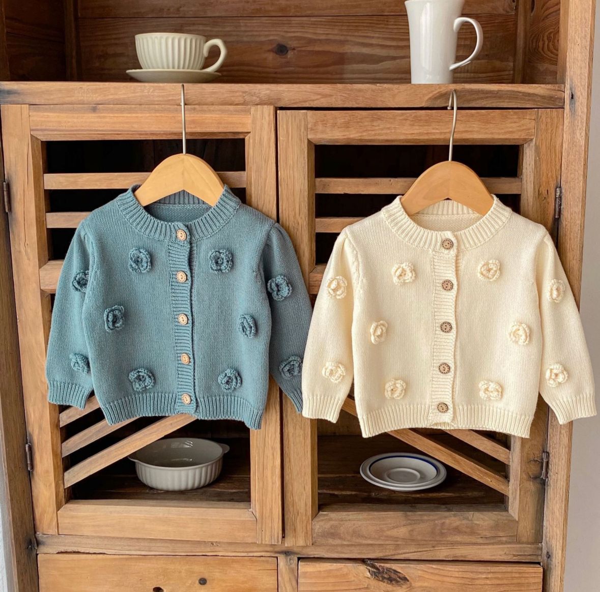 Floral Knit Cardigan