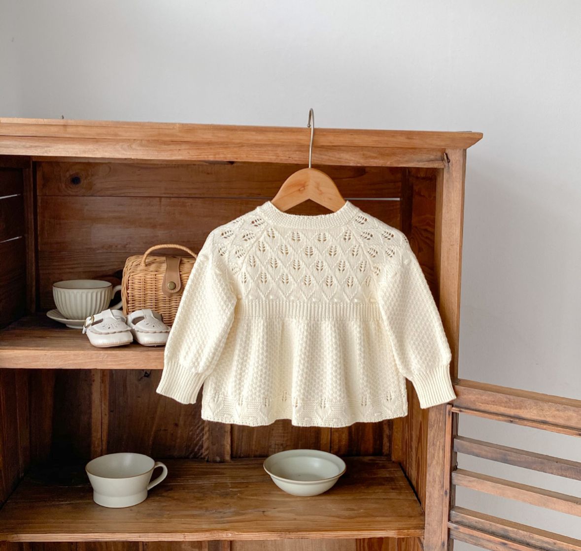 Peplum Knit cardigan