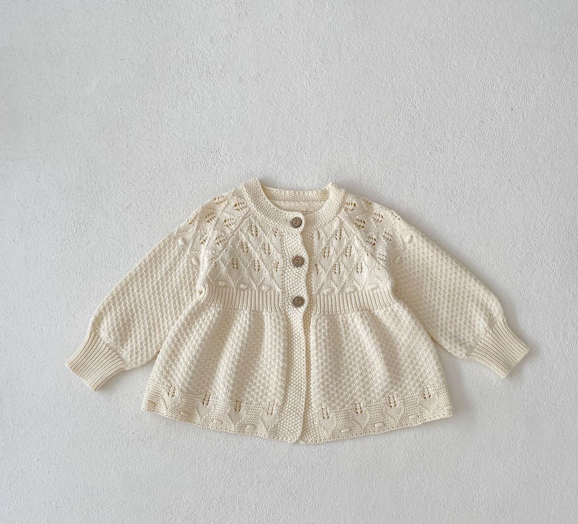 Peplum Knit cardigan