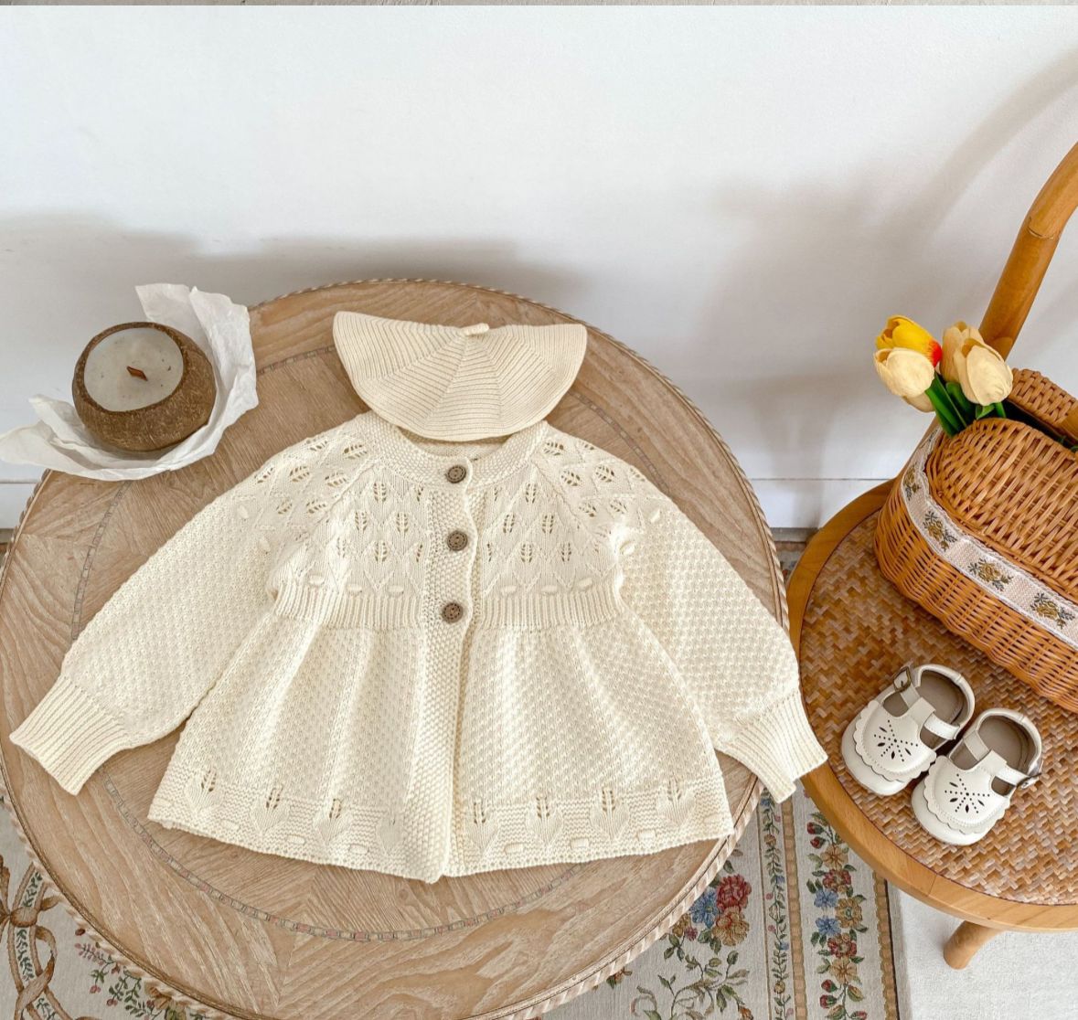 Peplum Knit cardigan