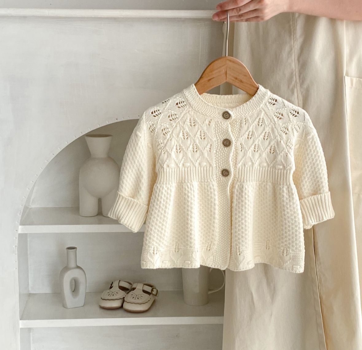 Peplum Knit cardigan