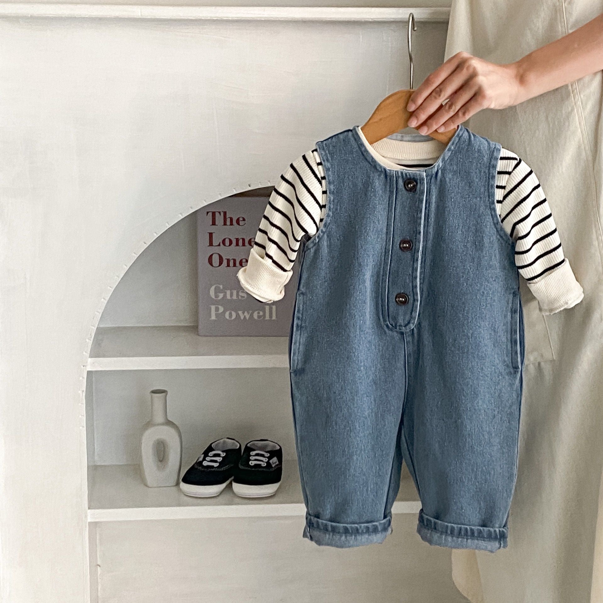 Denim Dungaree Set