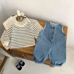 Denim Dungaree Set