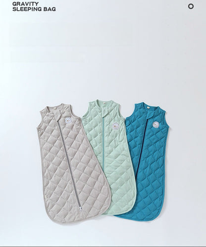 Aurora - 0-9 Months Baby Cotton Sleeping Bag  Warm Padded Thermal Vest, Anti-Scare Design