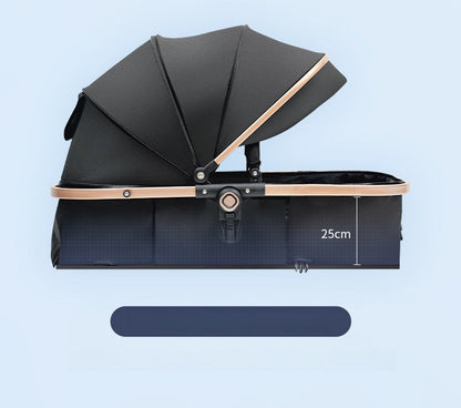 Bella Cub 3-in-1 Stroller: Car Seat, Pushchair & Travel Basket Set