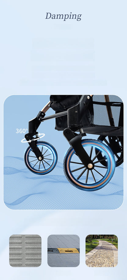 Bella Cub 3-in-1 Stroller: Car Seat, Pushchair & Travel Basket Set